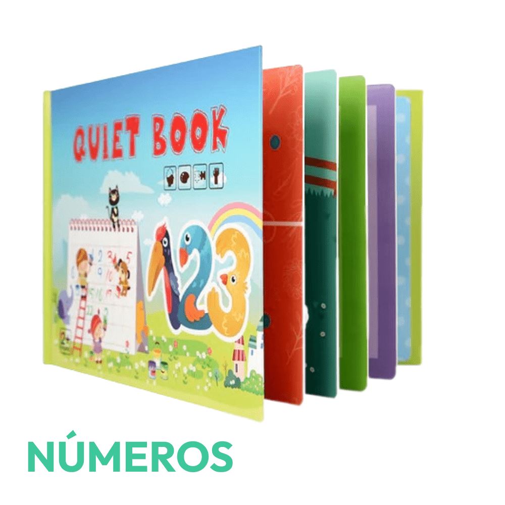 QuietBook - Livro Interativo Montessori + Brinde Supresa Exclusivo